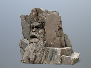 Mountain Face 3D Model