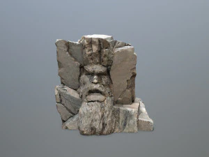 Mountain Face 3D Model