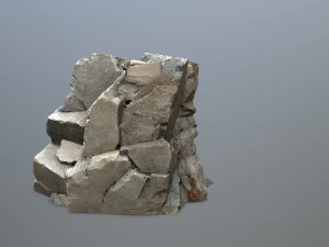 Mountain Face 3D Model