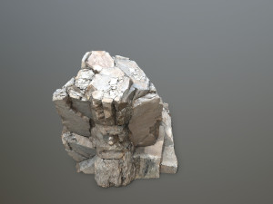 Mountain Face 3D Model