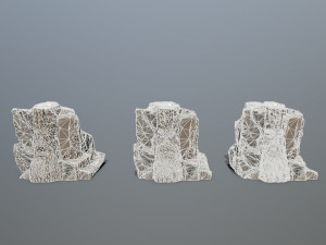 Mountain Face 3D Model