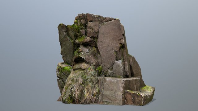 Mountain Face Modèle 3D .c4d .max .obj .3ds .fbx .stl .blend 