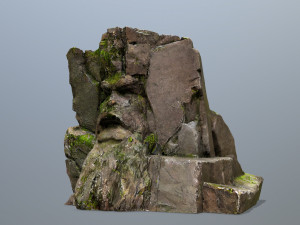 Mountain Face 3D 모델