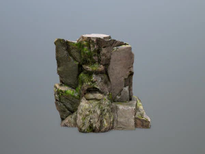 Mountain Face 3D Model