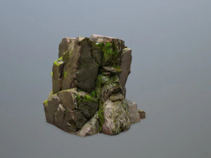 Mountain Face 3D Model