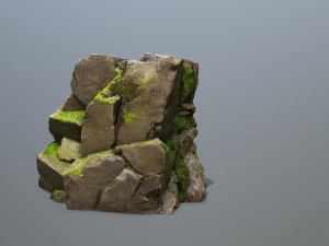 Mountain Face Modèle 3D
