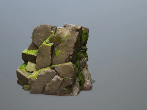 Mountain Face 3D Model
