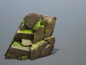 Mountain Face 3D Model