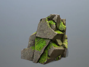 Mountain Face 3D Model