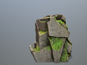 Mountain Face Modèle 3D