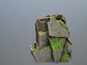 Mountain Face 3D Model