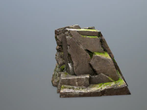 Mountain Face 3D Model
