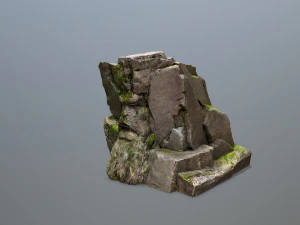 Mountain Face 3D Model