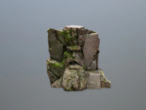 Mountain Face 3D Model