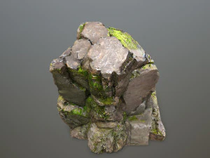 Mountain Face 3D Model