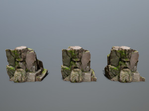 Mountain Face Modèle 3D