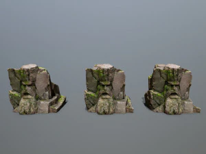 Mountain Face 3D Model