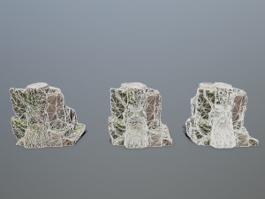 Mountain Face Modèle 3D
