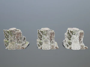 Mountain Face 3D Model