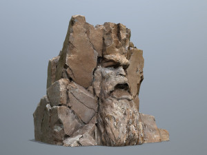 Mountain Face 3D 모델