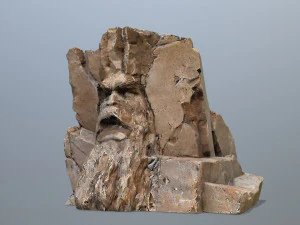 Mountain Face 3D Model
