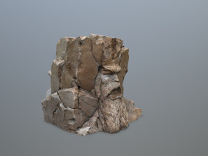 Mountain Face 3D Модель