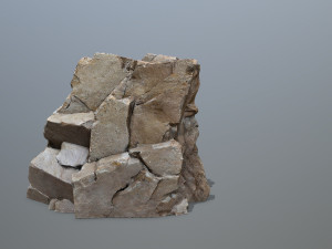 Mountain Face 3D Модель