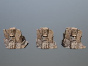 Mountain Face 3D Модель