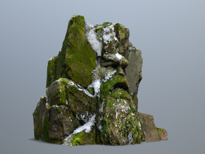 Mountain Face 3D Model