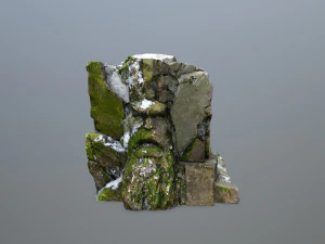 Mountain Face 3D Model