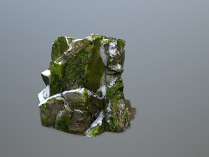 Mountain Face 3D Model