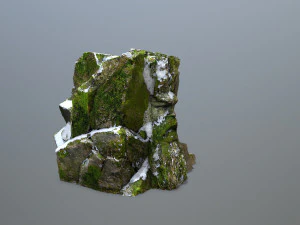 Mountain Face 3D Model