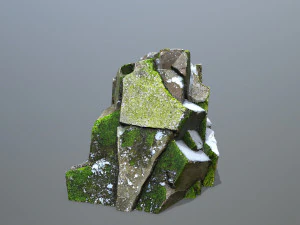 Mountain Face 3D Model
