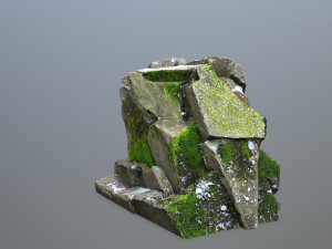 Mountain Face 3D Model