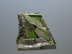 Mountain Face 3D Model