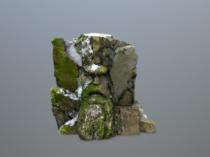 Mountain Face 3D Model