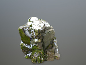 Mountain Face 3D Model