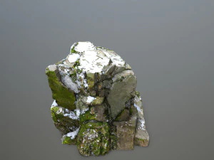 Mountain Face 3D Model