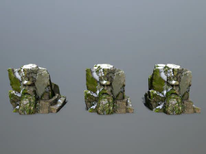 Mountain Face 3D Model