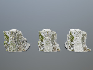 Mountain Face 3D Model