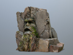 Mountain Face 3D Model