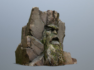 Mountain Face Model 3D
