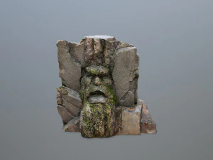 Mountain Face 3D Model
