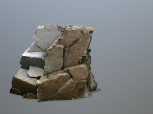 Mountain Face Model 3D