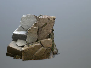 Mountain Face 3D Model