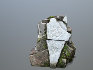 Mountain Face Model 3D