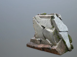 Mountain Face 3D Model