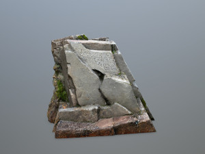 Mountain Face Model 3D