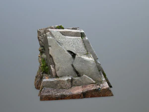 Mountain Face 3D Model