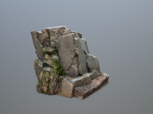 Mountain Face Model 3D